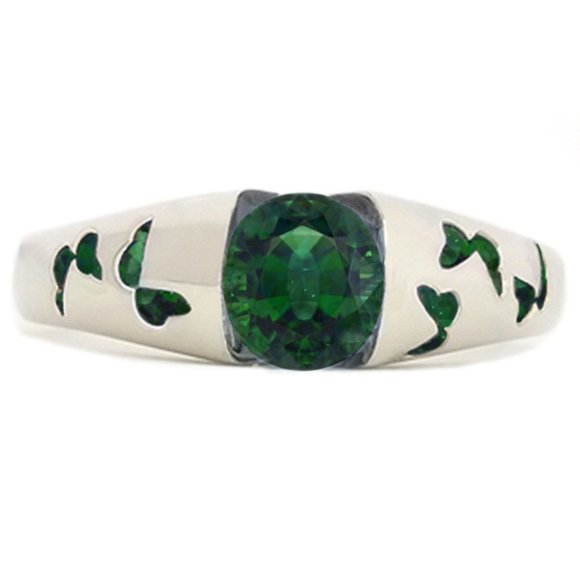 💥 Colors Stone Butterfly Ring for  Women Girl Hot Sale Design Rings, HA4016-6 - Picture 1 of 2